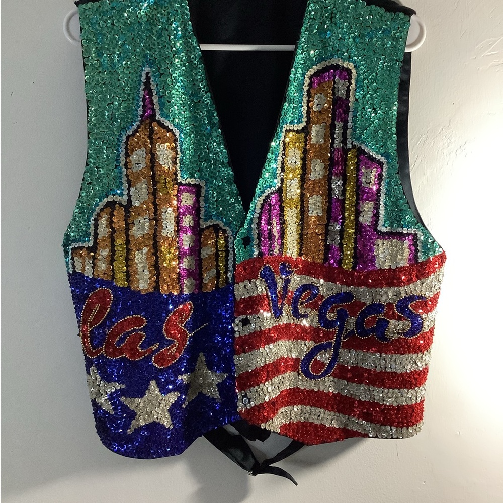 Sequin Las Vegas Vest